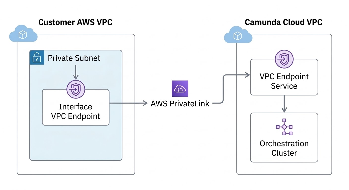 AWS PrivateLink architecture