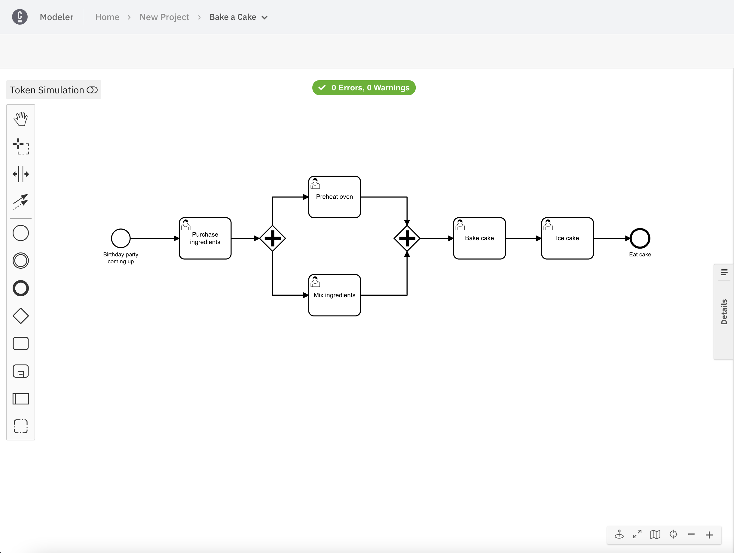 completed bpmn diagram