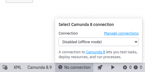 Connection manager is opened
