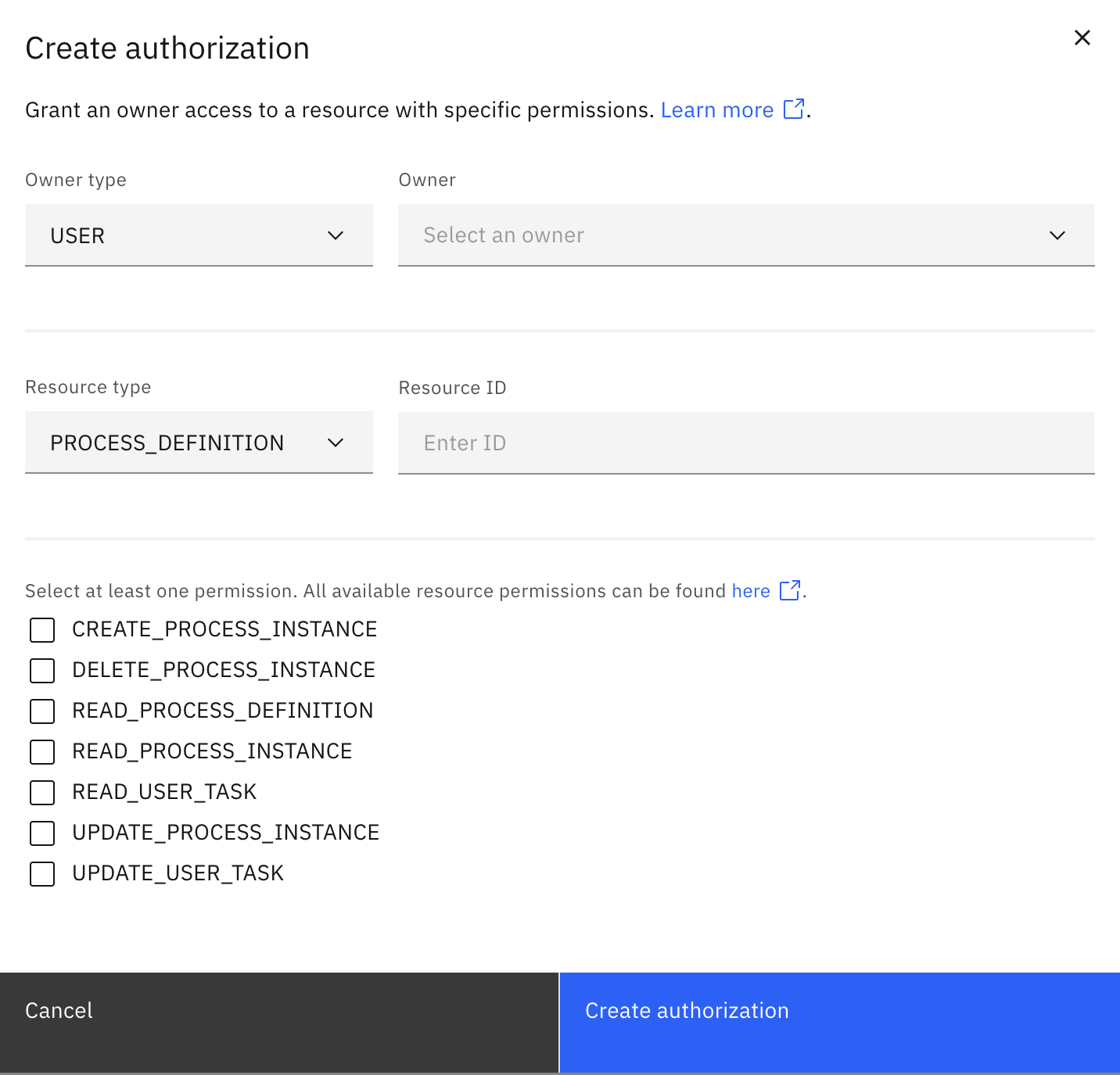 identity-create-authorization-tab