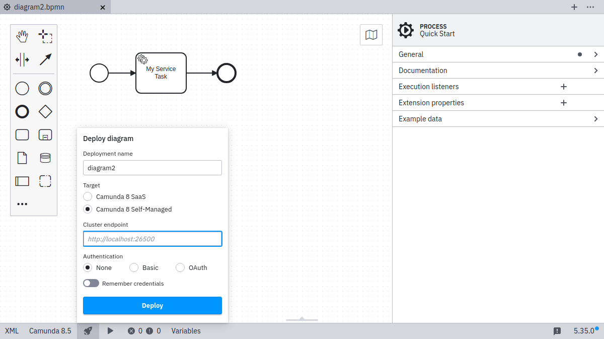 deployment configuration