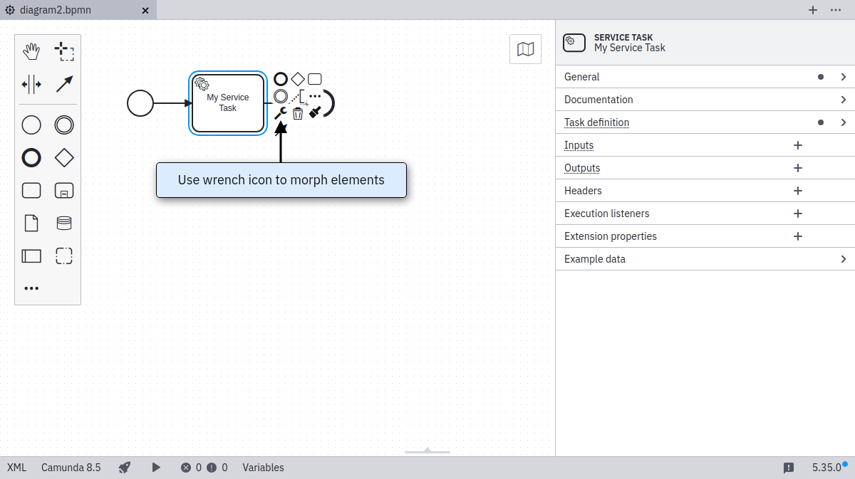 task configuration