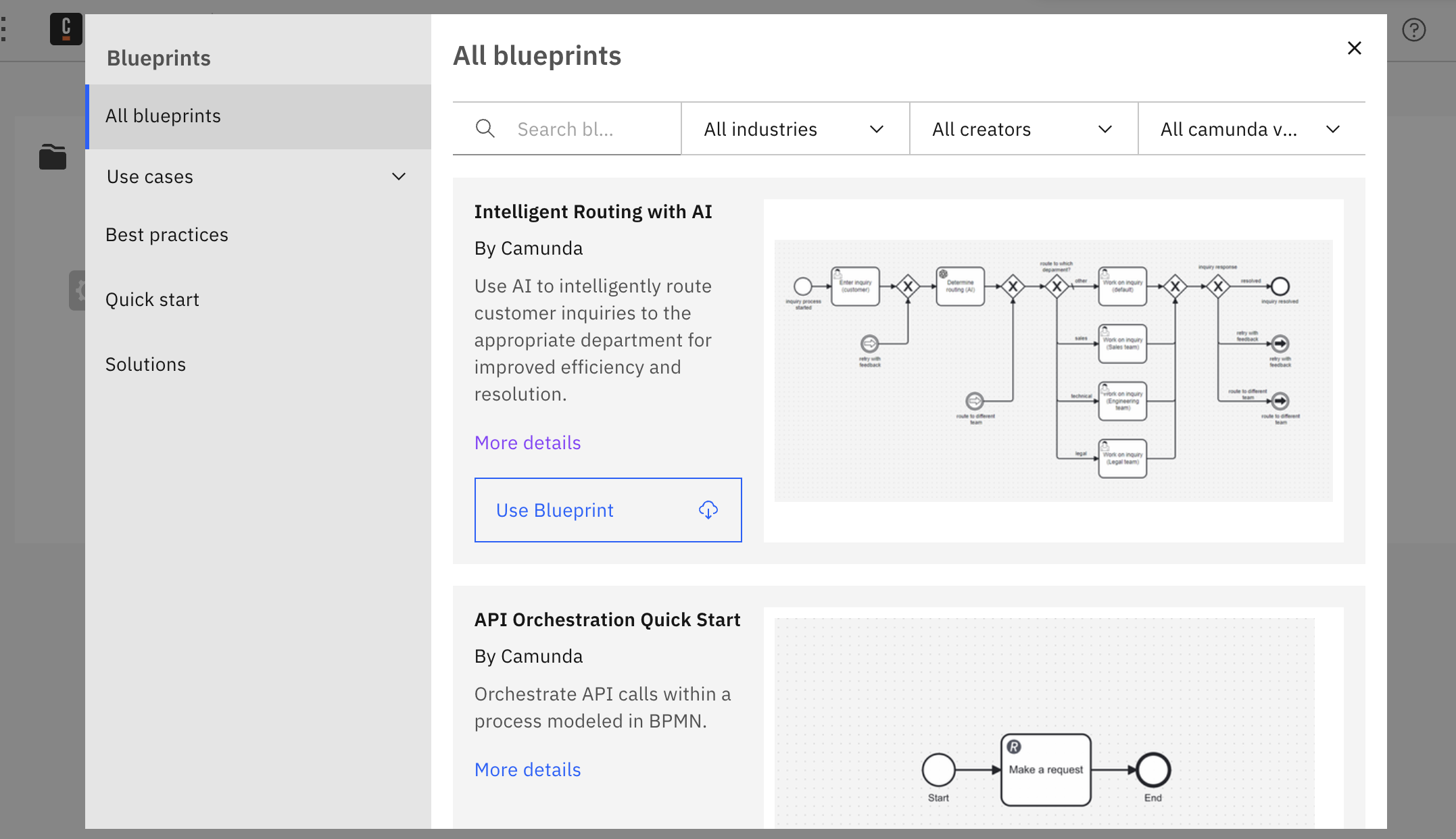 Marketplace-modal-blueprints