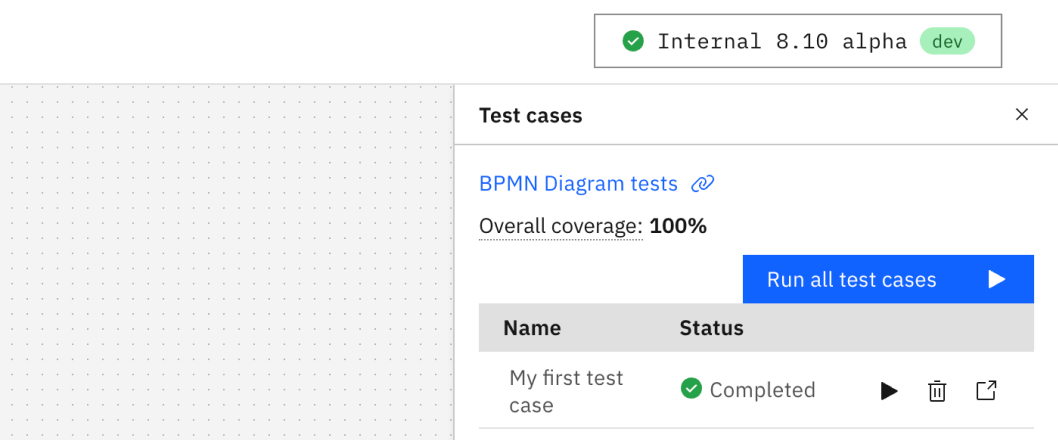 Test coverage indicator