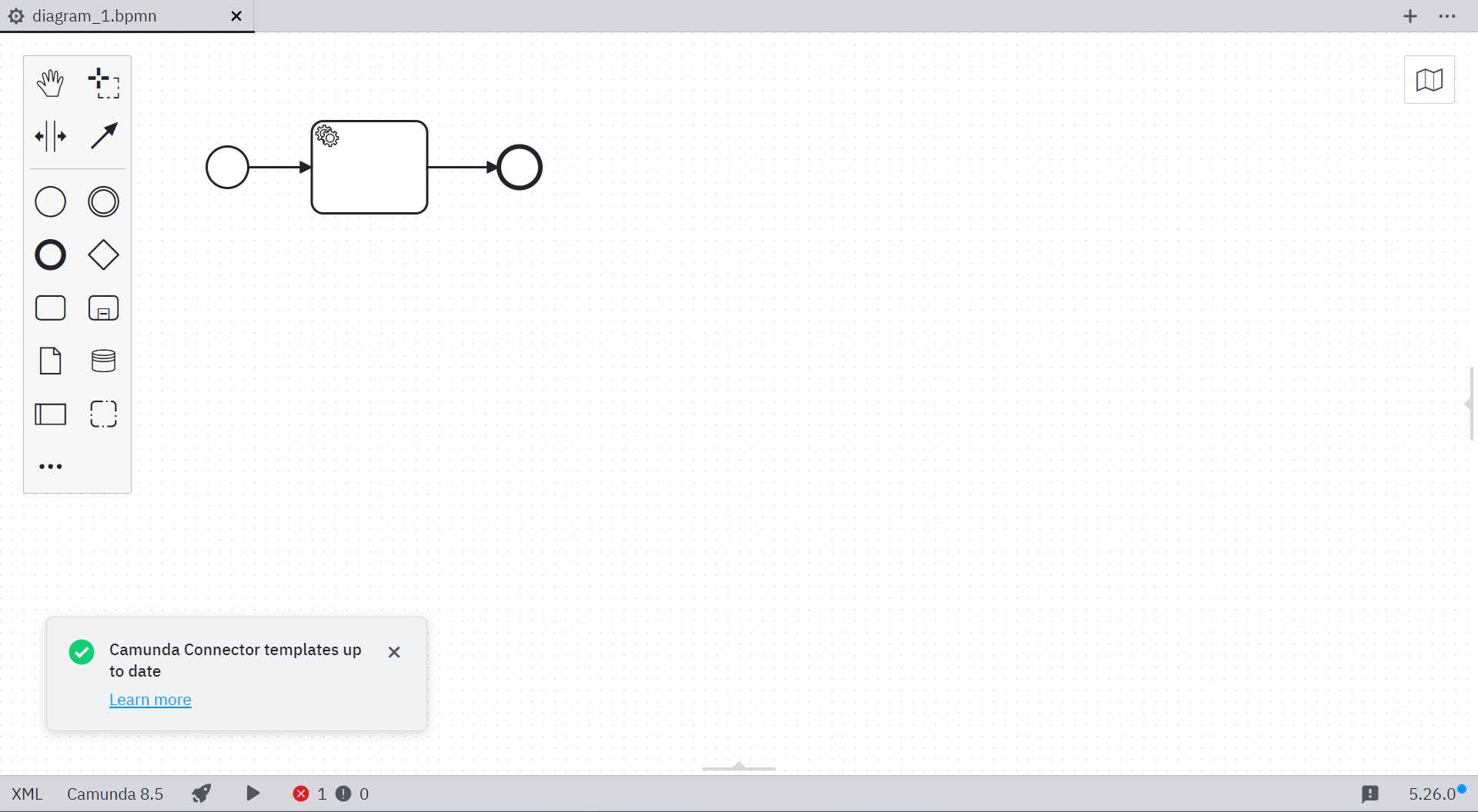 Camunda Connector templates up to date notification