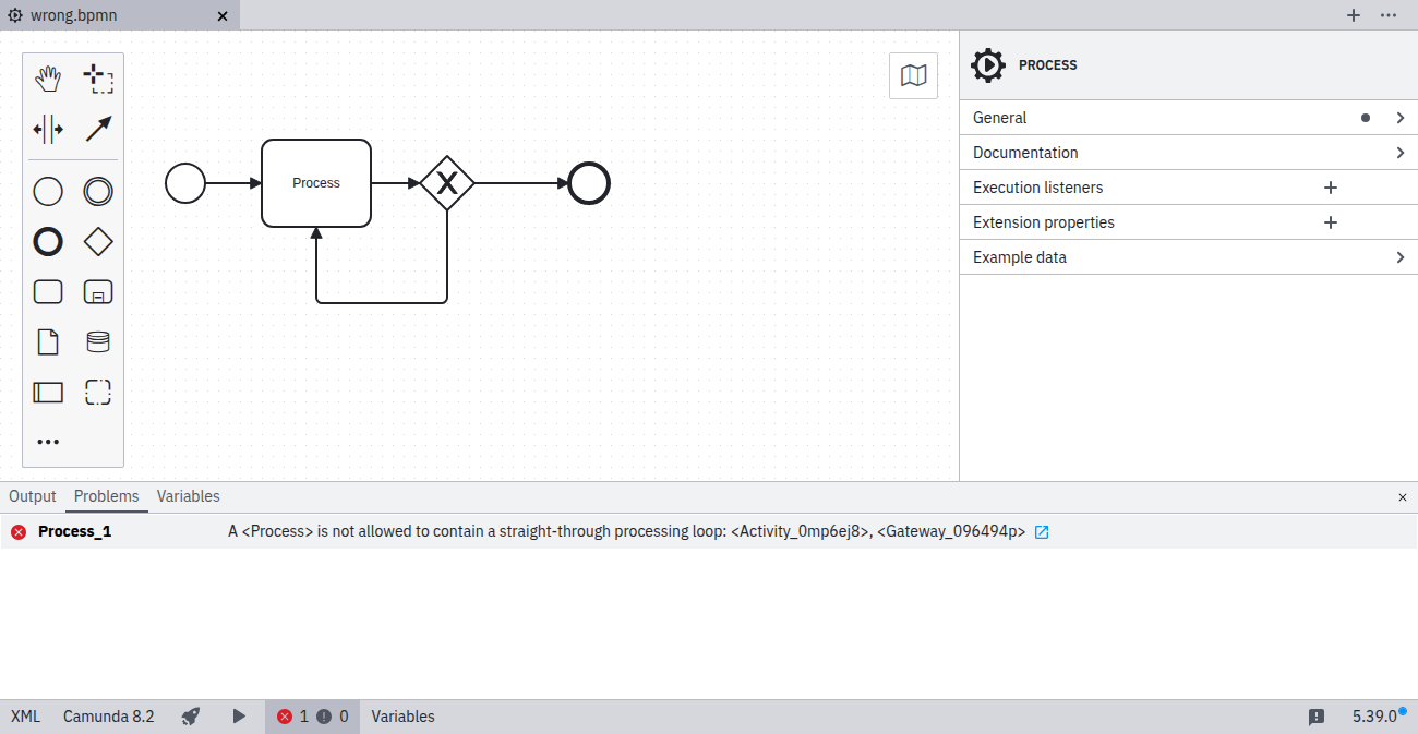 Straight-through processing loop
