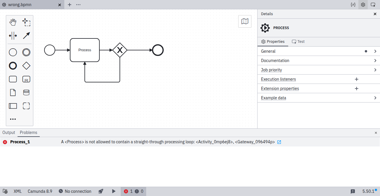 Straight-through processing loop